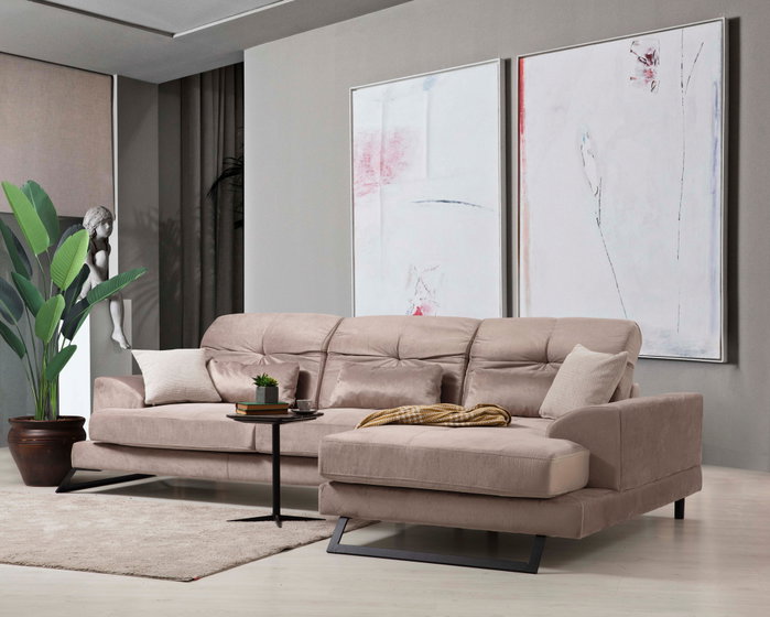 Atelier Del Sofa Frido Corner Right (L3+Chl) - Beige